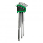 Набор Г-обр. ключей TORX T10-T50 9ед. супердлинных с отверстием